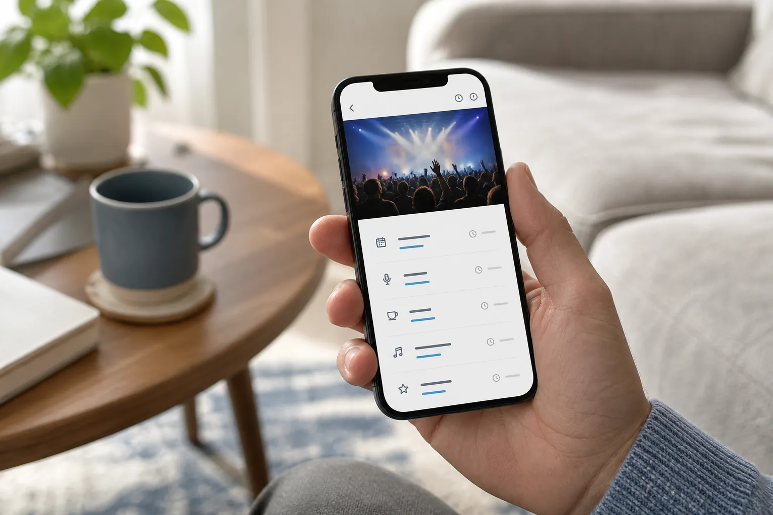 A phone landing page whose first heading matches the poster promise exactly, loading quickly with no pop-ups or forced app install.